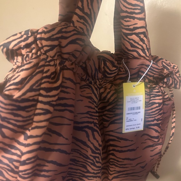 Animal Print Satin Bag